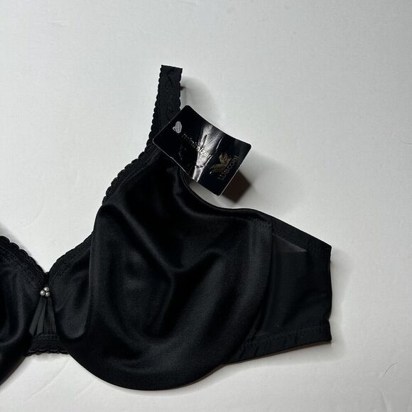 New Wacoal Simple Shaping Minimizer Bra 34C Black 857109 - Picture 3 of 7